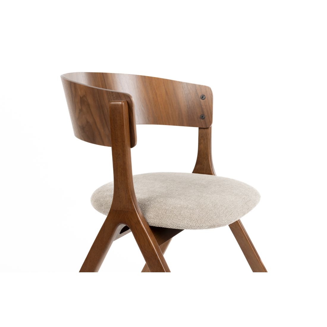 Dutchbone Eetkamerstoel Bresso Beige - KwaliteitWonen.nl