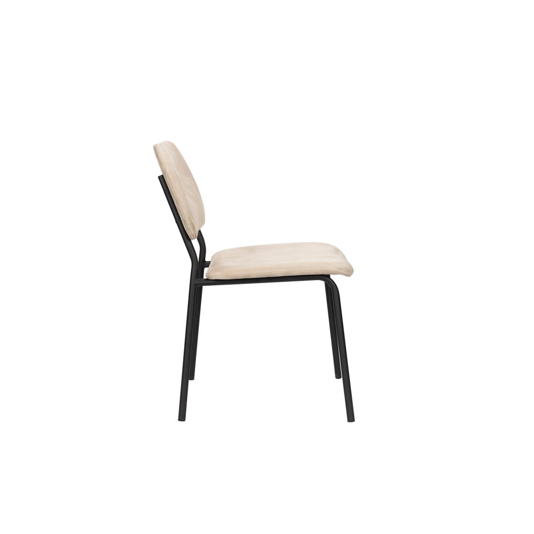 Dutchbone Eetkamerstoel Darby Beige - KwaliteitWonen.nl