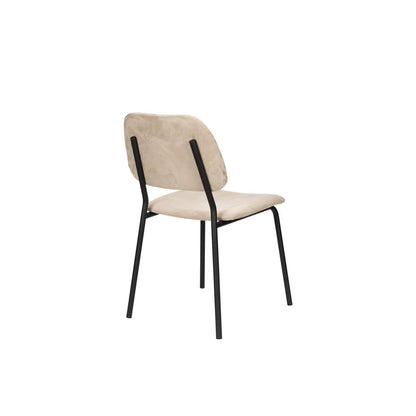 Dutchbone Eetkamerstoel Darby Beige - KwaliteitWonen.nl