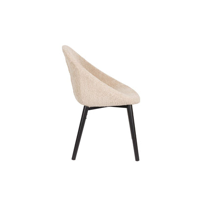 Dutchbone Eetkamerstoel Fenna Beige - KwaliteitWonen.nl