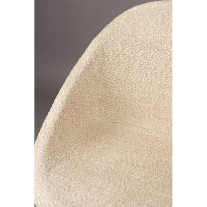 Dutchbone Eetkamerstoel Fenna Beige - KwaliteitWonen.nl