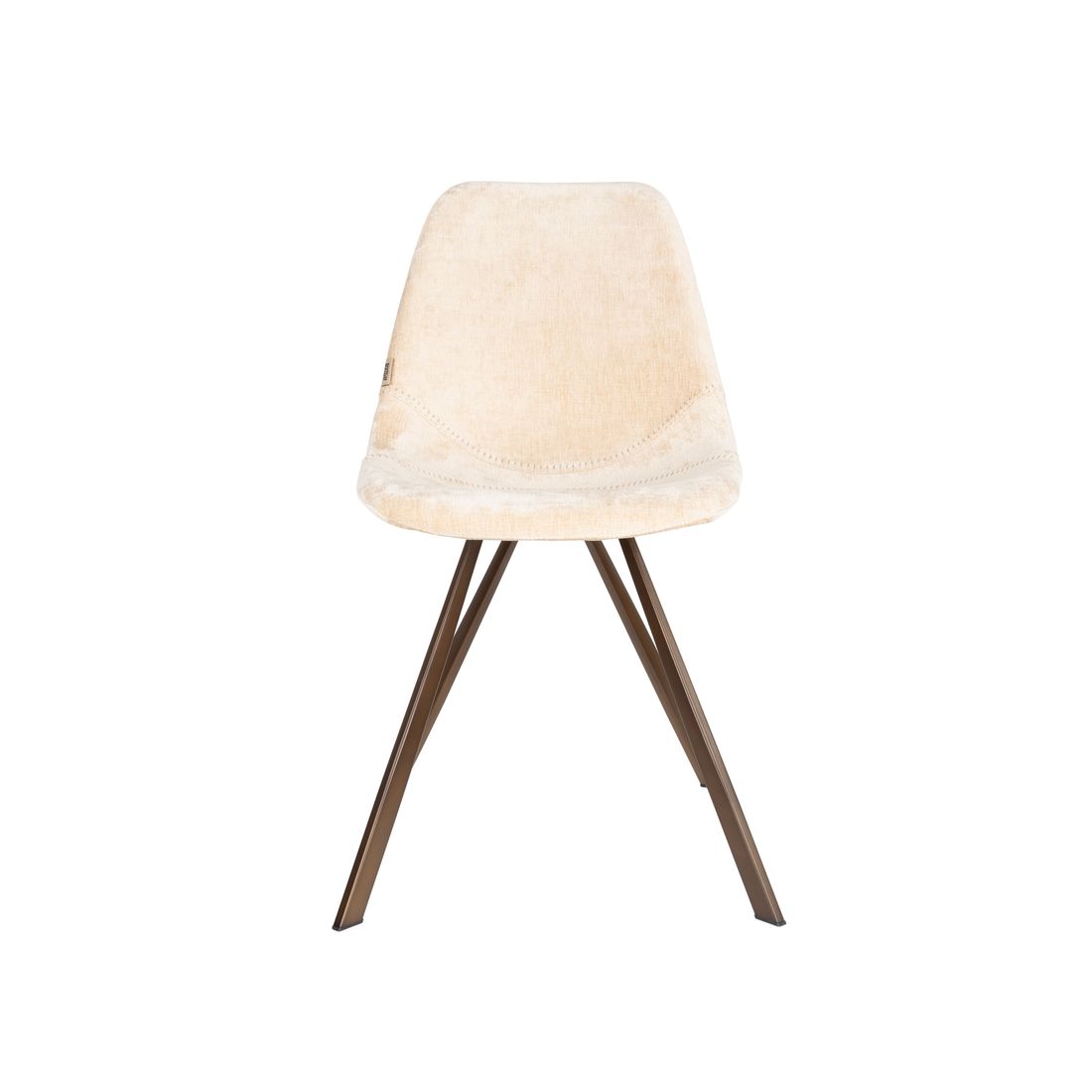 Dutchbone Eetkamerstoel Franky Beige - KwaliteitWonen.nl