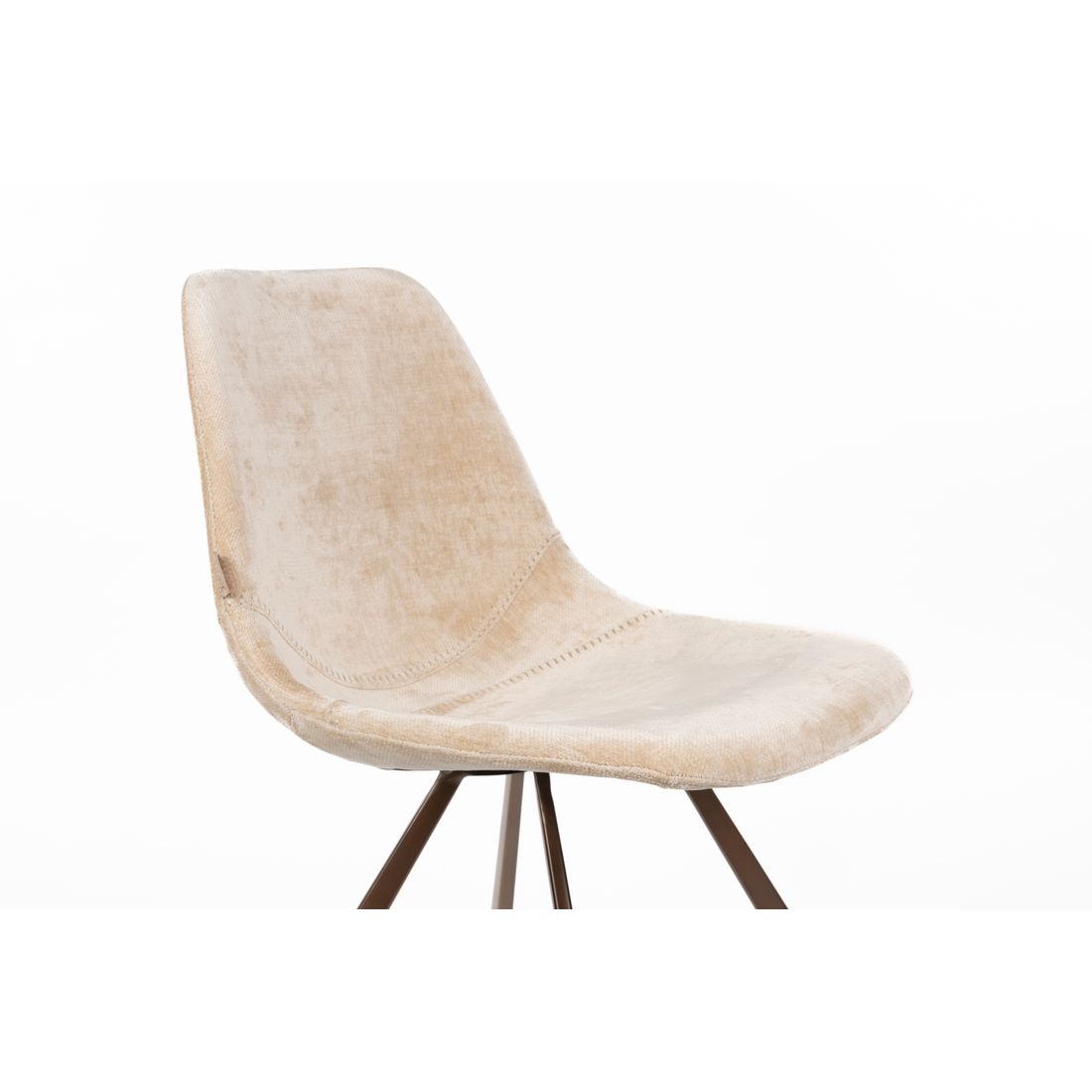 Dutchbone Eetkamerstoel Franky Beige - KwaliteitWonen.nl