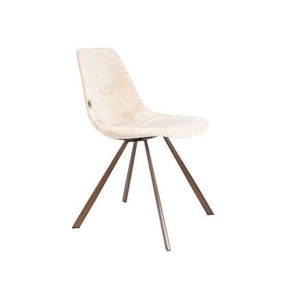 Dutchbone Eetkamerstoel Franky Beige - KwaliteitWonen.nl