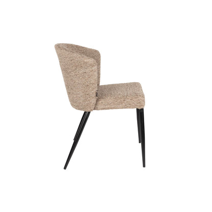 Dutchbone Eetkamerstoel Georgia Beige - KwaliteitWonen.nl