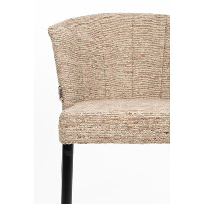 Dutchbone Eetkamerstoel Georgia Beige - KwaliteitWonen.nl