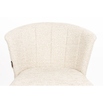 Dutchbone Eetkamerstoel Georgia Soft Beige - KwaliteitWonen.nl