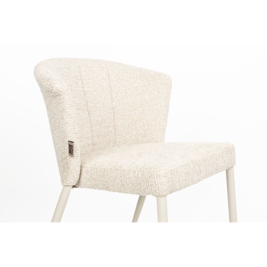 Dutchbone Eetkamerstoel Georgia Soft Beige - KwaliteitWonen.nl