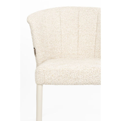 Dutchbone Eetkamerstoel Georgia Soft Beige - KwaliteitWonen.nl