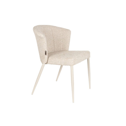 Dutchbone Eetkamerstoel Georgia Soft Beige - KwaliteitWonen.nl