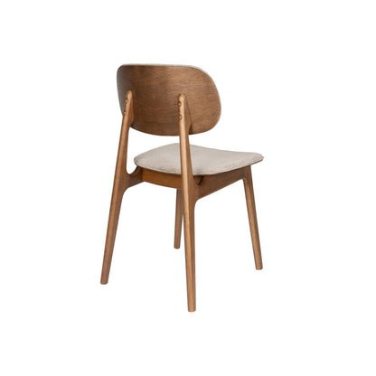 Dutchbone Eetkamerstoel Marais Beige - KwaliteitWonen.nl