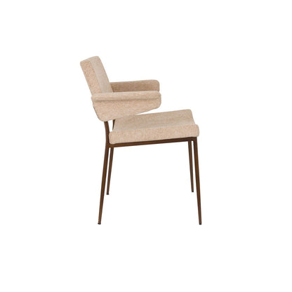 Dutchbone Eetkamerstoel Portland Beige - KwaliteitWonen.nl