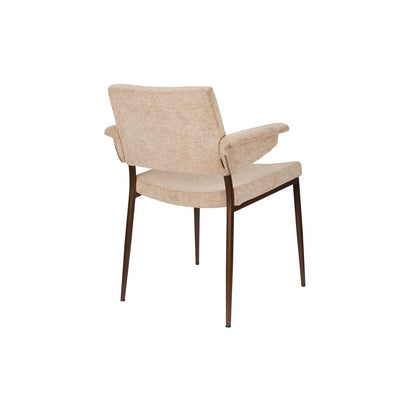 Dutchbone Eetkamerstoel Portland Beige - KwaliteitWonen.nl