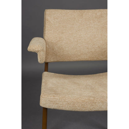 Dutchbone Eetkamerstoel Portland Beige - KwaliteitWonen.nl