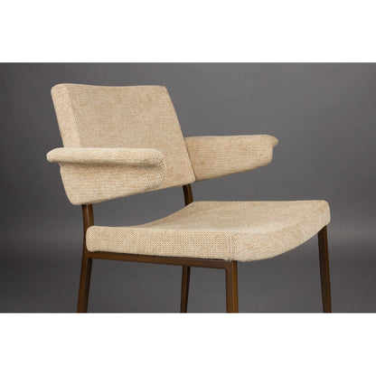 Dutchbone Eetkamerstoel Portland Beige - KwaliteitWonen.nl