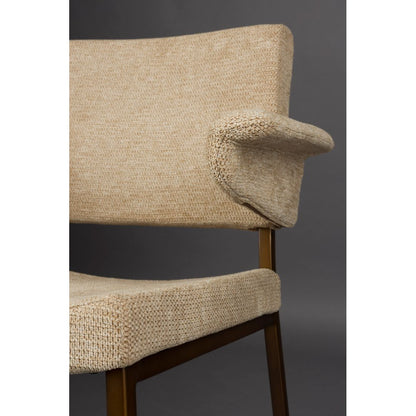 Dutchbone Eetkamerstoel Portland Beige - KwaliteitWonen.nl