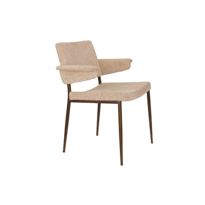 Dutchbone Eetkamerstoel Portland Beige - KwaliteitWonen.nl
