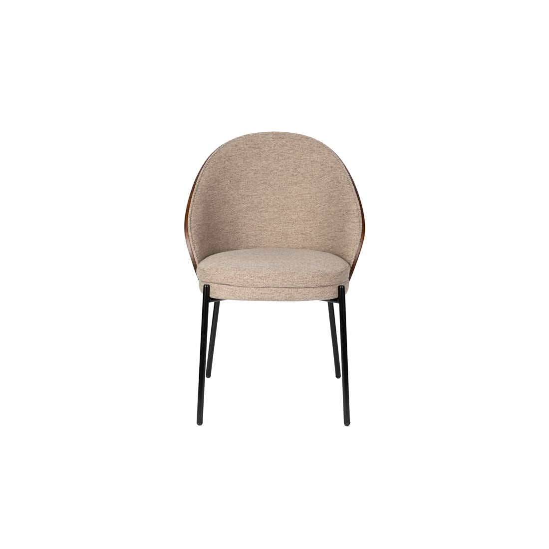 Dutchbone Eetkamerstoel Rodin Beige - KwaliteitWonen.nl