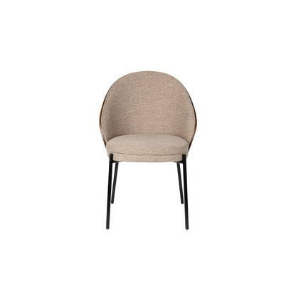 Dutchbone Eetkamerstoel Rodin Beige - KwaliteitWonen.nl