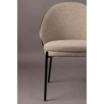 Dutchbone Eetkamerstoel Rodin Beige - KwaliteitWonen.nl