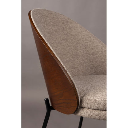Dutchbone Eetkamerstoel Rodin Beige - KwaliteitWonen.nl