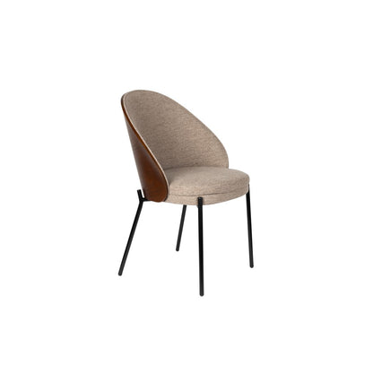 Dutchbone Eetkamerstoel Rodin Beige - KwaliteitWonen.nl