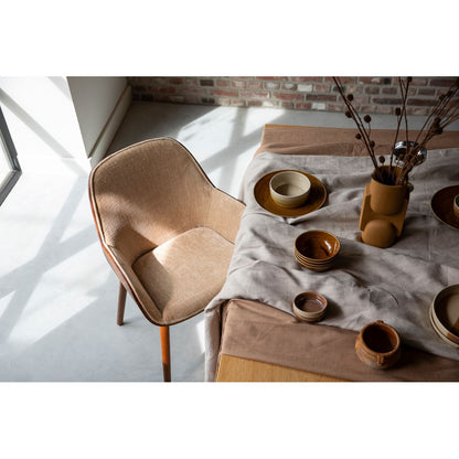 Dutchbone Eetkamerstoel Taylor Beige - KwaliteitWonen.nl