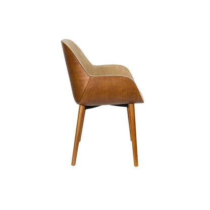 Dutchbone Eetkamerstoel Taylor Beige - KwaliteitWonen.nl