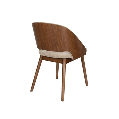 Dutchbone Eetkamerstoel Velore Beige - KwaliteitWonen.nl