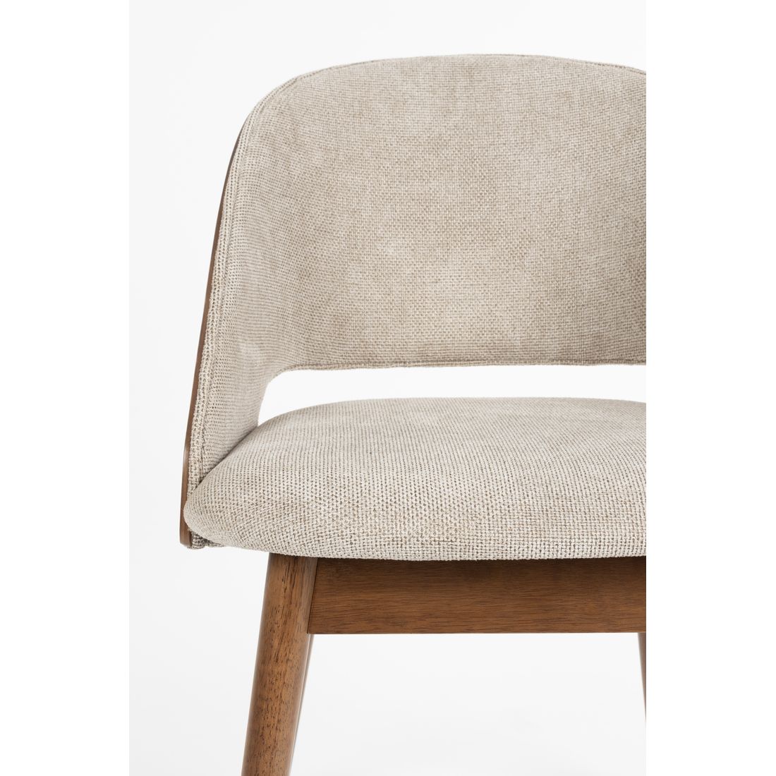 Dutchbone Eetkamerstoel Velore Beige - KwaliteitWonen.nl