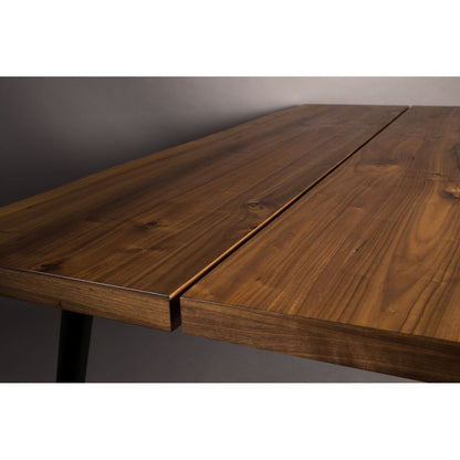 Dutchbone Eettafel Alagon 160x90cm Walnoot - KwaliteitWonen.nl
