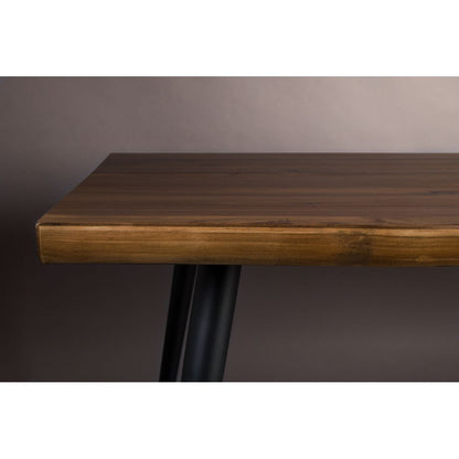 Dutchbone Eettafel Alagon 160x90cm Walnoot - KwaliteitWonen.nl