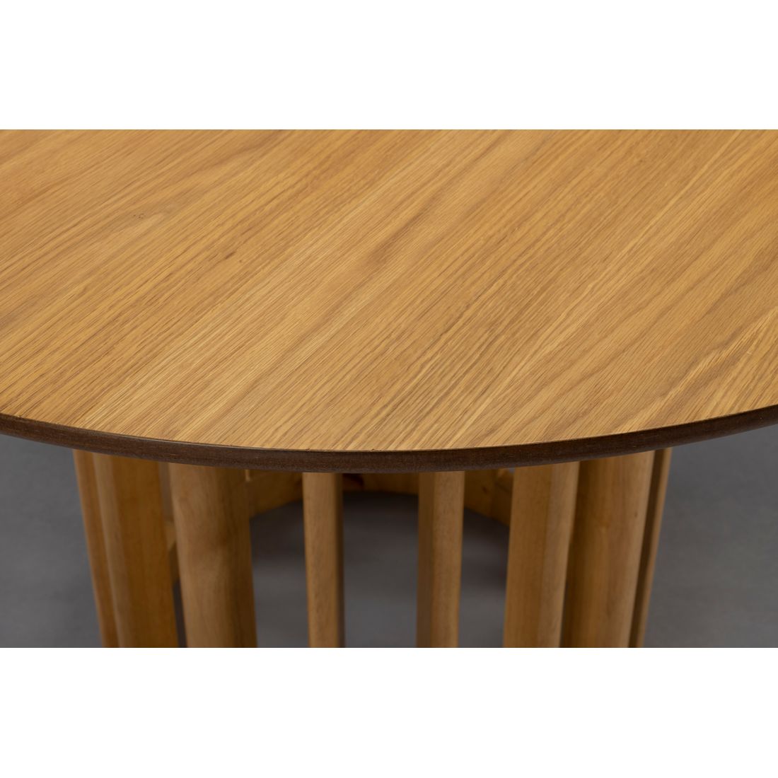 Dutchbone Eettafel Barlet Rond 120cm Eiken - KwaliteitWonen.nl