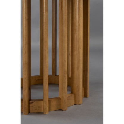 Dutchbone Eettafel Barlet Rond 120cm Eiken - KwaliteitWonen.nl