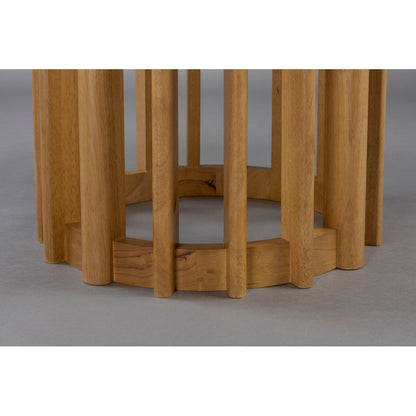 Dutchbone Eettafel Barlet Rond 120cm Eiken - KwaliteitWonen.nl