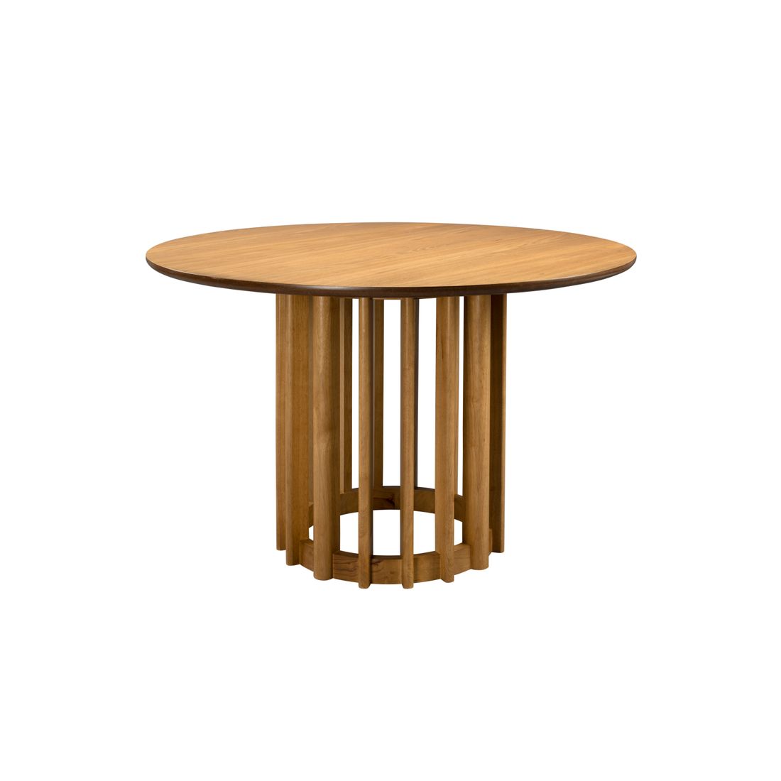 Dutchbone Eettafel Barlet Rond 120cm Eiken - KwaliteitWonen.nl