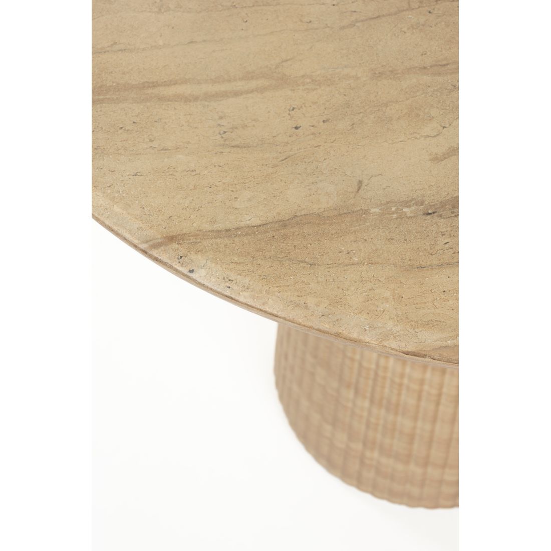 Dutchbone Eettafel Brison Rond 90cm - KwaliteitWonen.nl