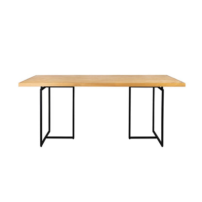 Dutchbone Eettafel Class 220x90cm Eiken - KwaliteitWonen.nl