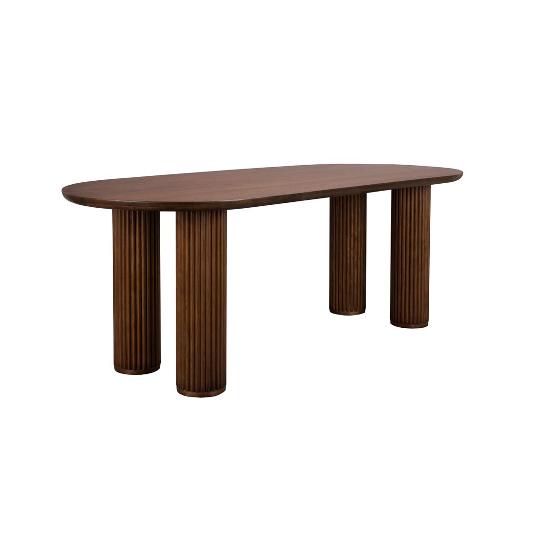 Dutchbone Eettafel Dean 220x90cm Walnoot - KwaliteitWonen.nl
