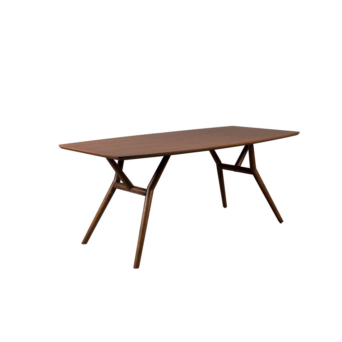 Dutchbone Eettafel Malaya 180x90cm Walnoot - KwaliteitWonen.nl