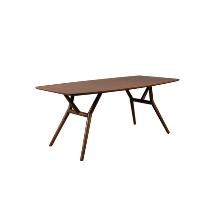 Dutchbone Eettafel Malaya 180x90cm Walnoot - KwaliteitWonen.nl