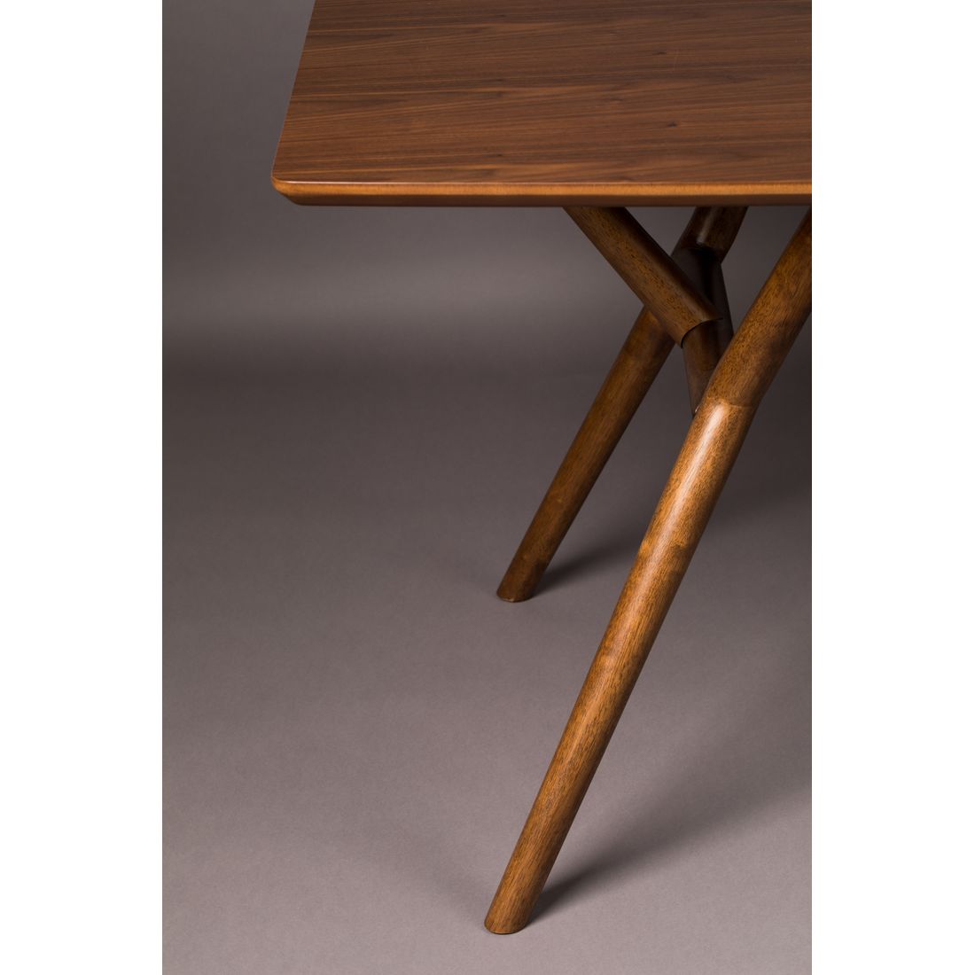 Dutchbone Eettafel Malaya 180x90cm Walnoot - KwaliteitWonen.nl