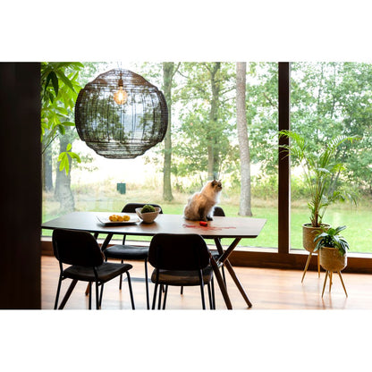 Dutchbone Eettafel Malaya 180x90cm Walnoot - KwaliteitWonen.nl