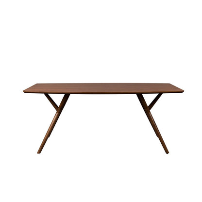 Dutchbone Eettafel Malaya 180x90cm Walnoot - KwaliteitWonen.nl