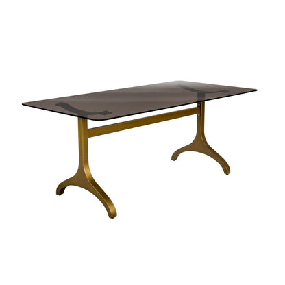 Dutchbone Eettafel Sansa 180x90cm Smoke - KwaliteitWonen.nl