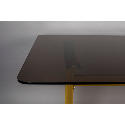 Dutchbone Eettafel Sansa 180x90cm Smoke - KwaliteitWonen.nl