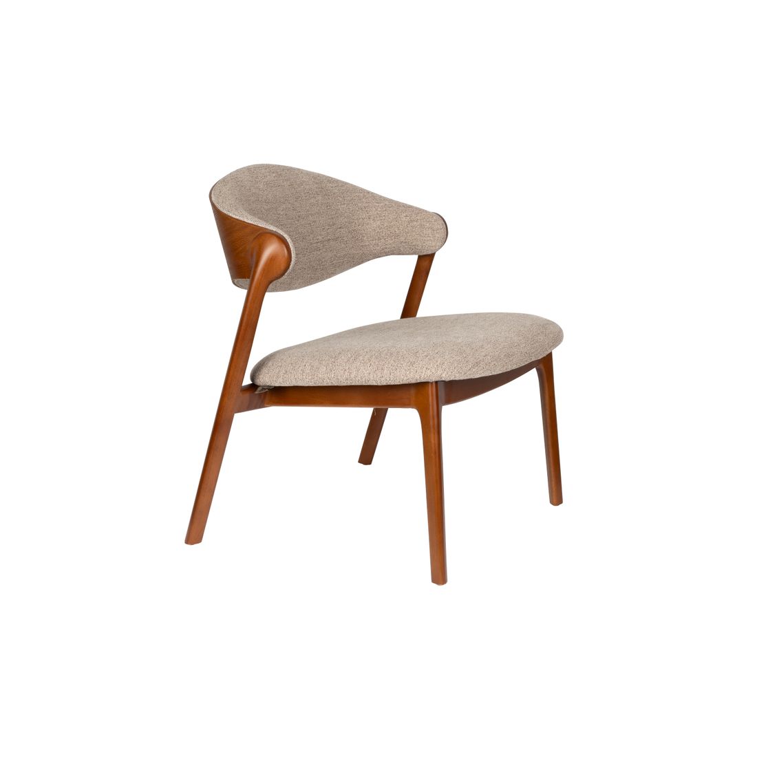 Dutchbone Fauteuil Babington Walnoot - KwaliteitWonen.nl