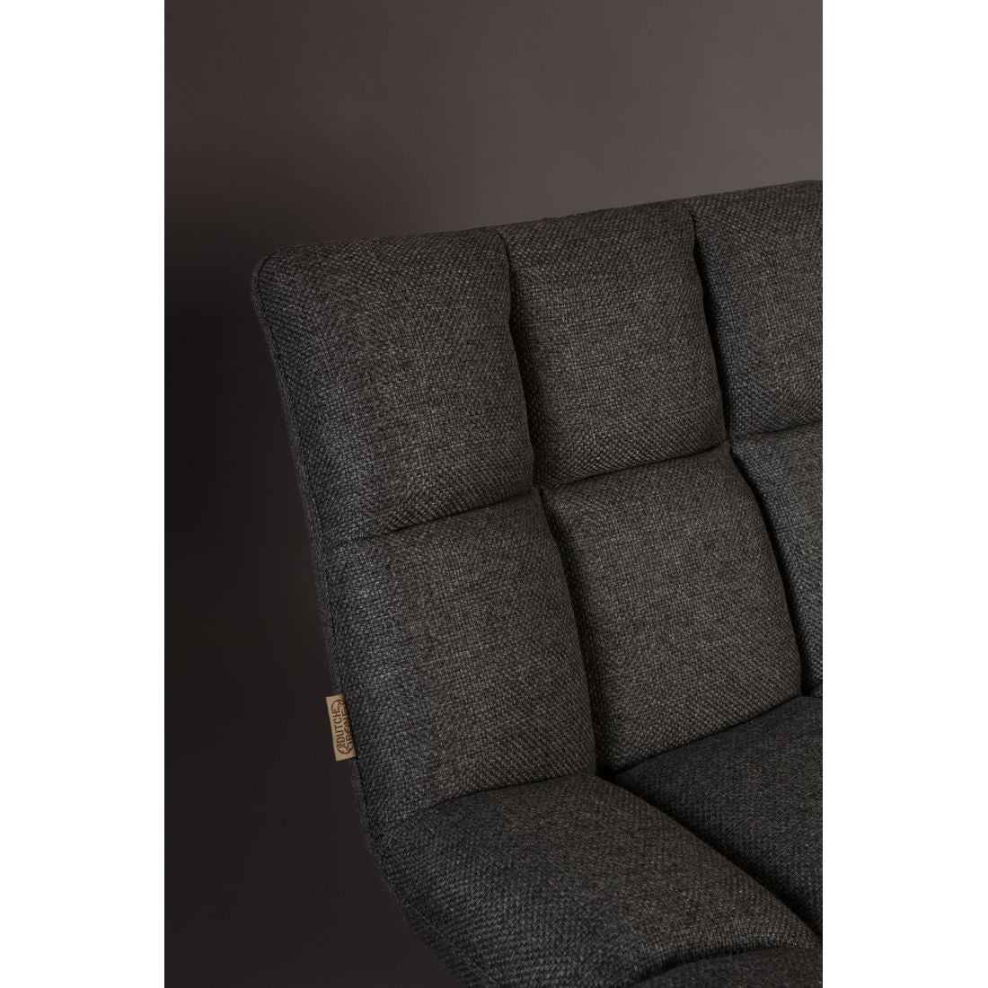 Dutchbone Fauteuil Bar Donkergrijs - KwaliteitWonen.nl