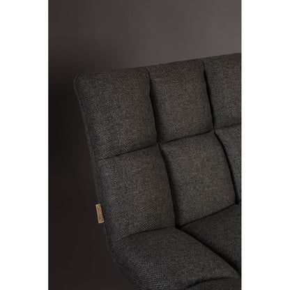 Dutchbone Fauteuil Bar Donkergrijs - KwaliteitWonen.nl
