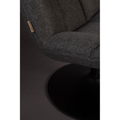 Dutchbone Fauteuil Bar Donkergrijs - KwaliteitWonen.nl